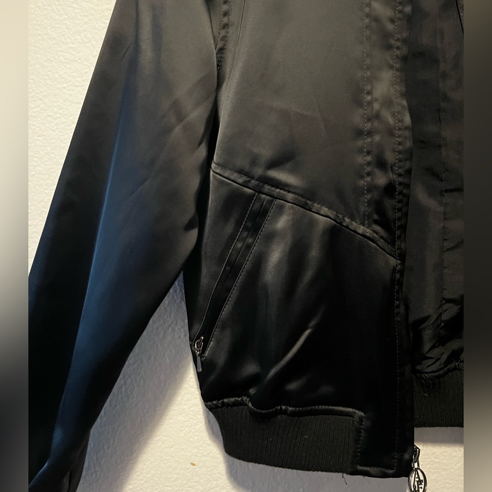 ABERCROMBIE & FITCH Satin Bomber Jacket - XS - Picture 3 of 4